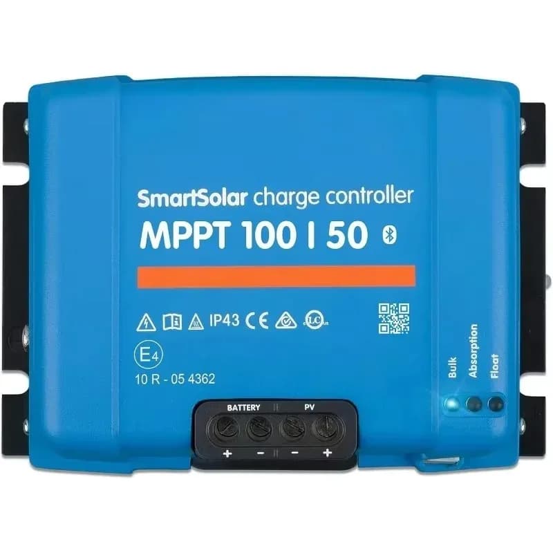 Mobili., Regolatori di carica da 12/24 Volt per pannelli solari Regolatore di carica solare SmartSolar MPPT (Bluetooth) 100 V, 50 A