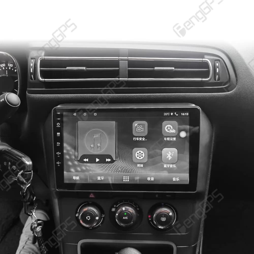 9 Inch Android 13 Car Radio CarPlay For Citroen C4 Touch Screen Multimedia Player GPS Navigation Head Unit DSP Car Accessories