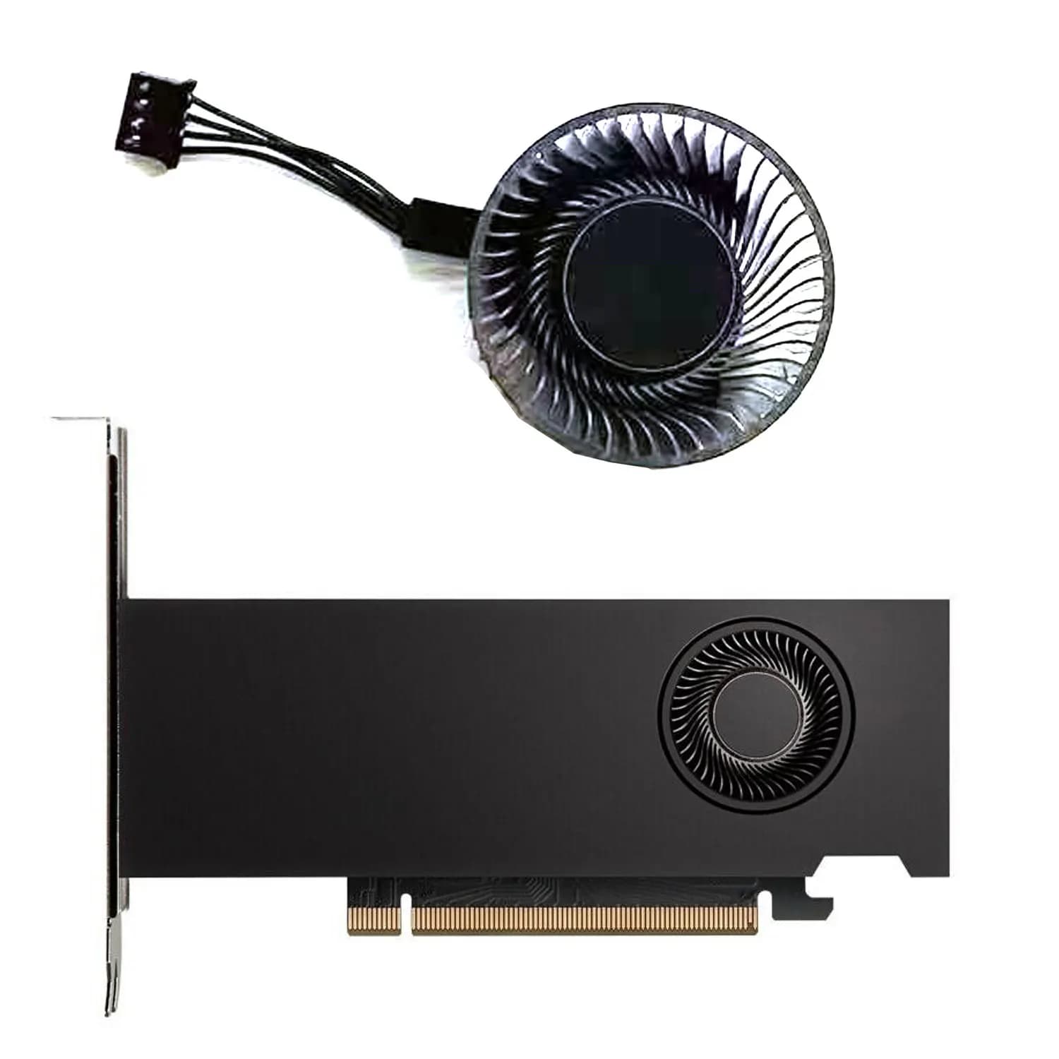 PNY NVIDIA Quadro RTX A2000 6GB 12GB graphic video card cooling fan BAPB0420B2UP001 BAPC0420B2UP001 37mm DC 12V 0.6A GPU FAN