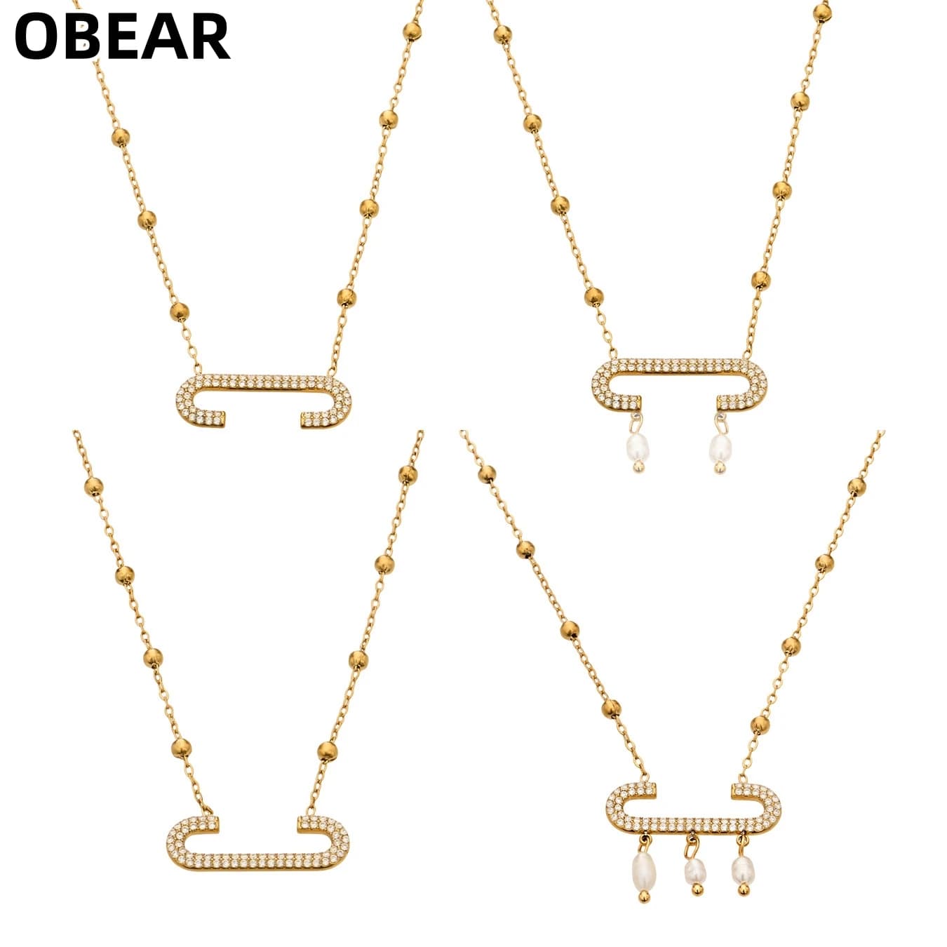Collana con Ciondolo a Cuore e Farfalla in Acciaio Inossidabile Placcato Oro e Conchiglia Bianca, Gioiello da Collo con Zirconia Cubica per Donne