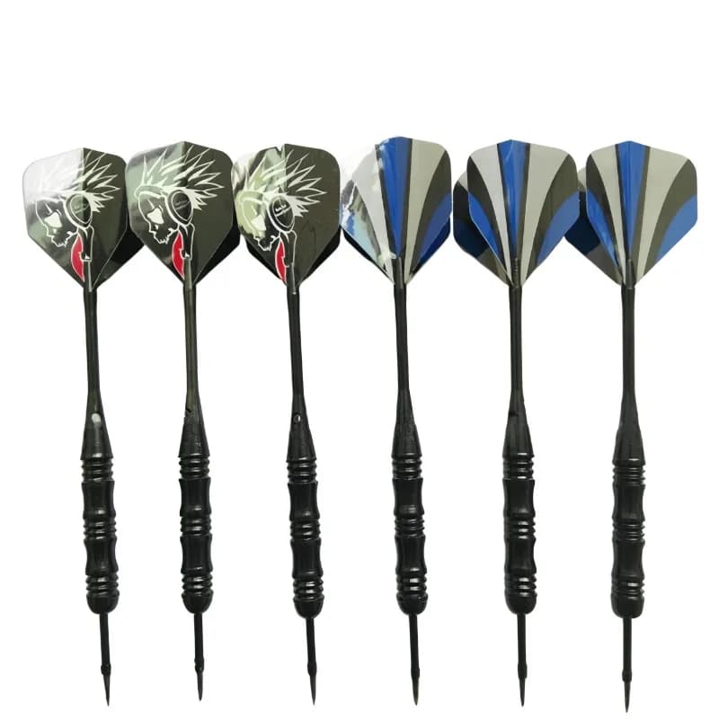 25G Professional Steel Tip Darts Set 3/6 Pcs Complete Adult Dart Equipment For Home Game Room Perfect For Team Building Party