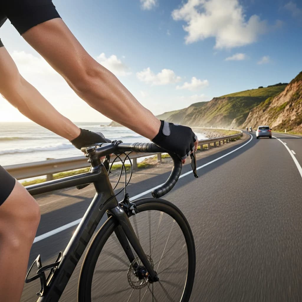 Unisex Breathable Fin Gloves for Cycling, Gym, Elastics and Anti-shock