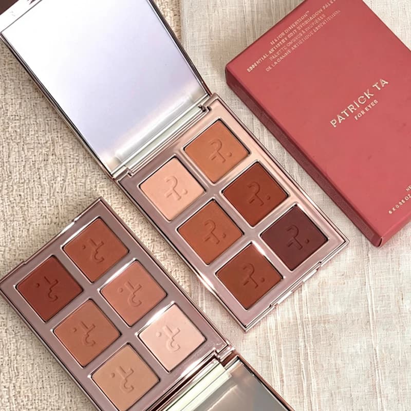 Patrick Matte 6-color Eyeshadow Palette Earth Color Waterproof Makeup Double Take Creme & Powder Blush TA Face Cosmetics Blusher