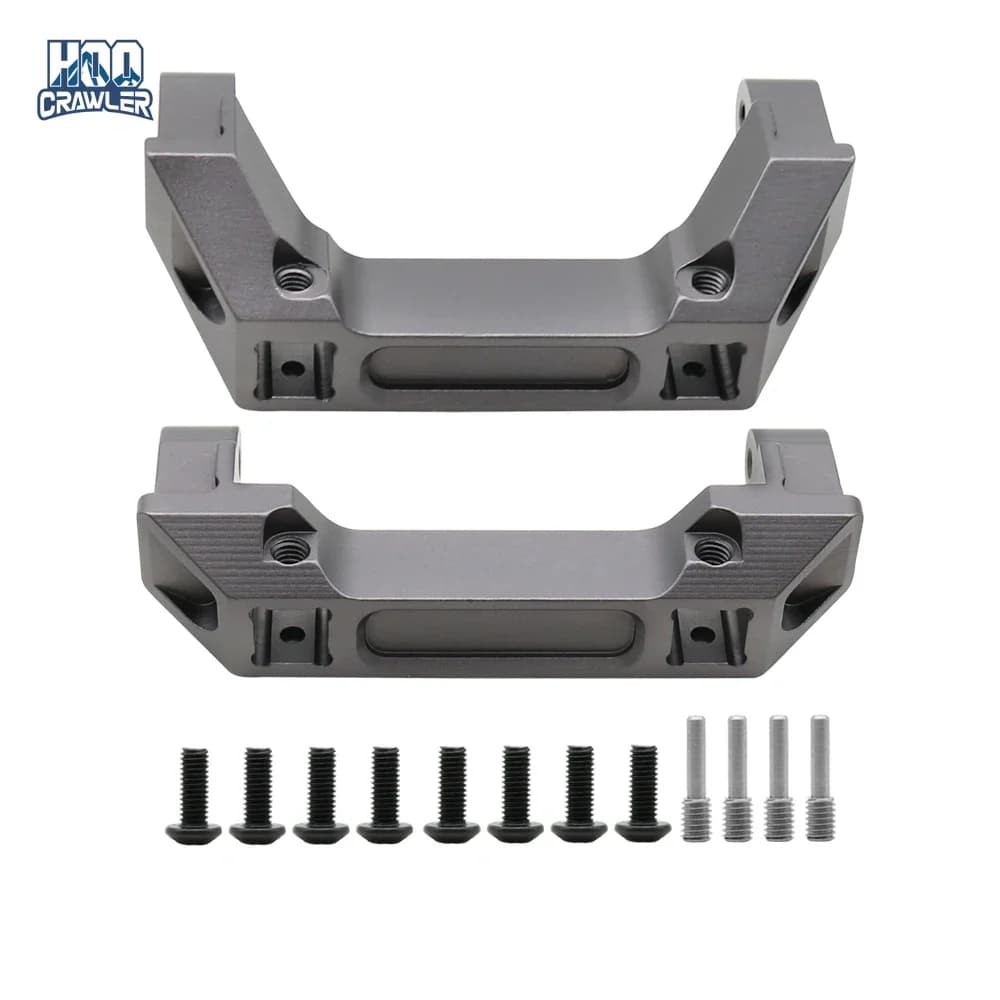 HooCrawler TRX4 Supporti per paraurti CNC in lega di alluminio TRX4 Supporto per paraurti anteriore e posteriore per aggiornamento 1/10 RC Crawler TRX-4