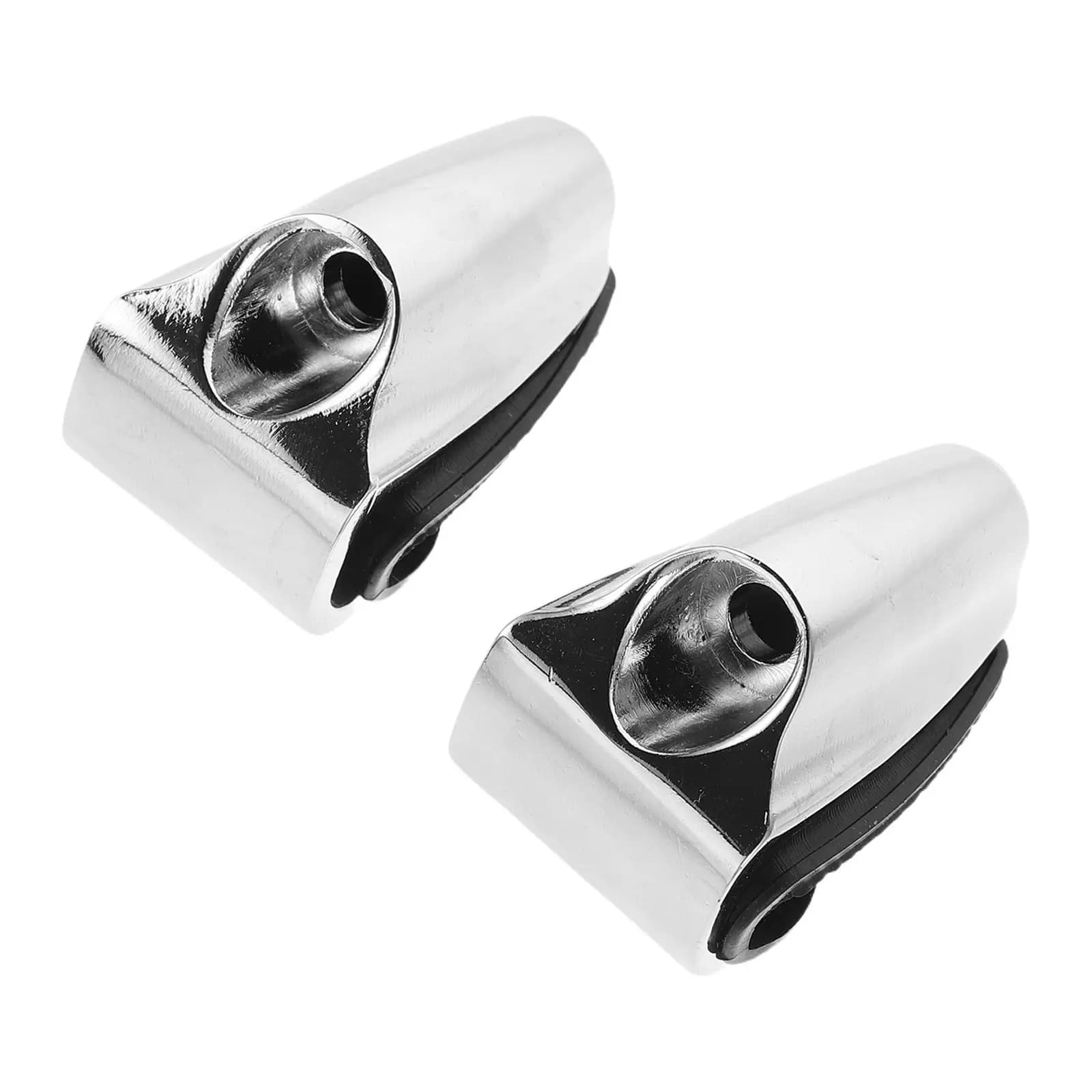 2Pcs Drum Set Accessories Bass Drum Claw Hooks Metal Replacement Drumming Hooks Rubber Pads Stable Mounting Hardware