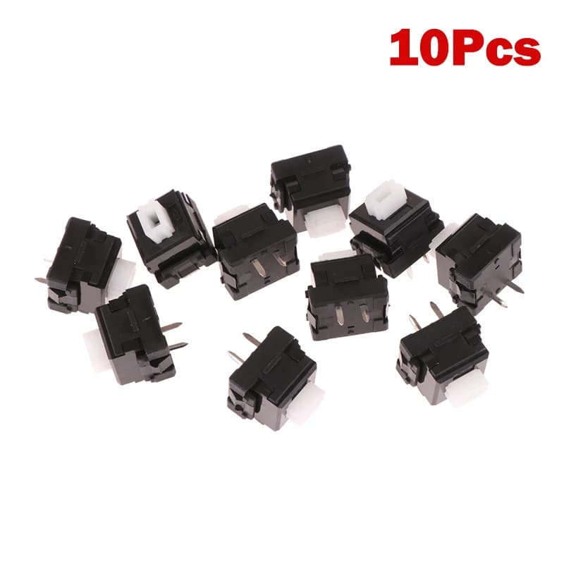 10 pcs mechanical keyboard LS-080 dedicated pedal switch 2 pin without clamping foot buttons