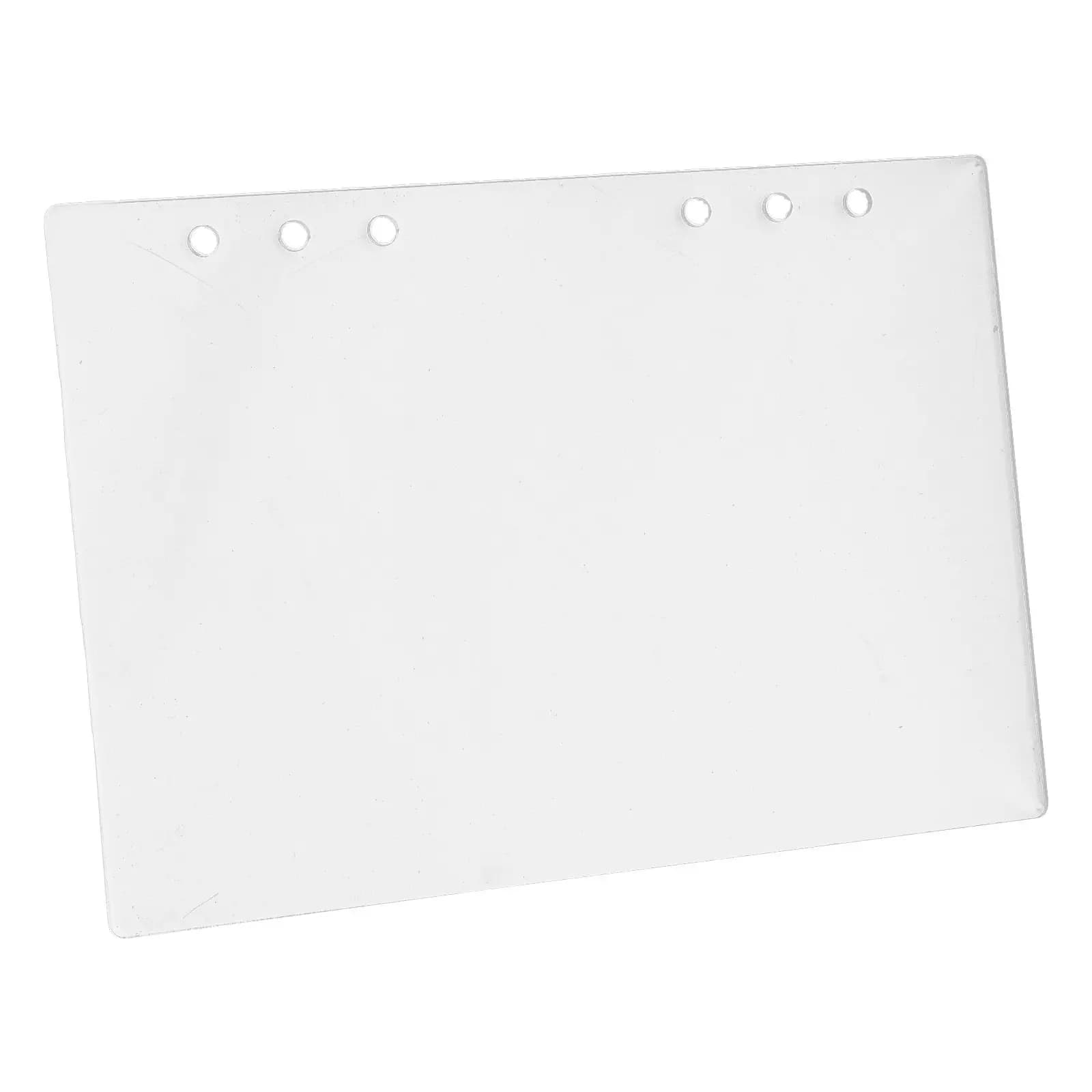 Copertina per Raccoglitore in Acrilico Riutilizzabile, Design Minimalista Semi-Trasparente Opaco per Quaderni a Fogli Mobili, Agende, Organizer A5
