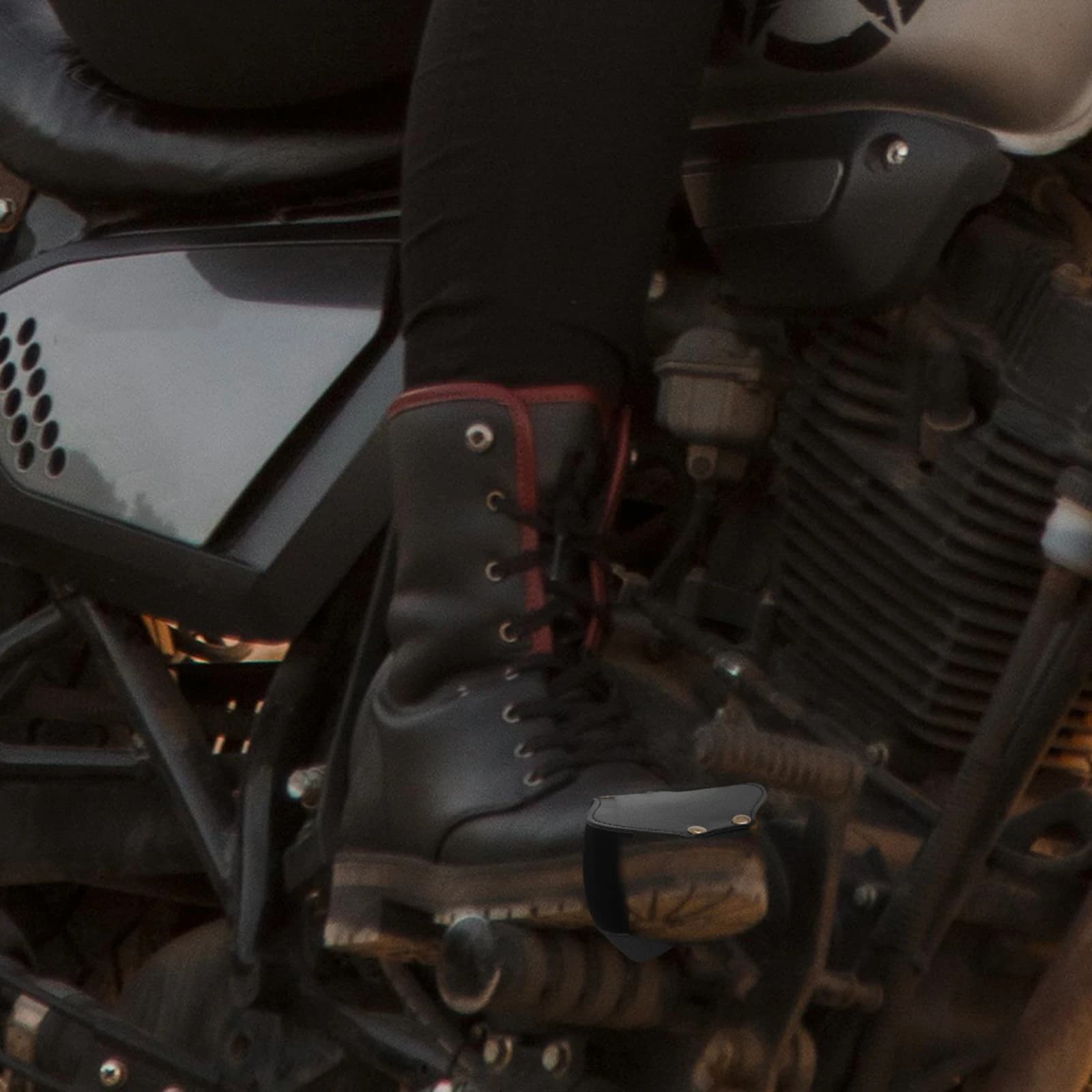 Copertura per leva del cambio da moto, design compatto, protezione per scarpe da motociclista, accessori per la guida in moto