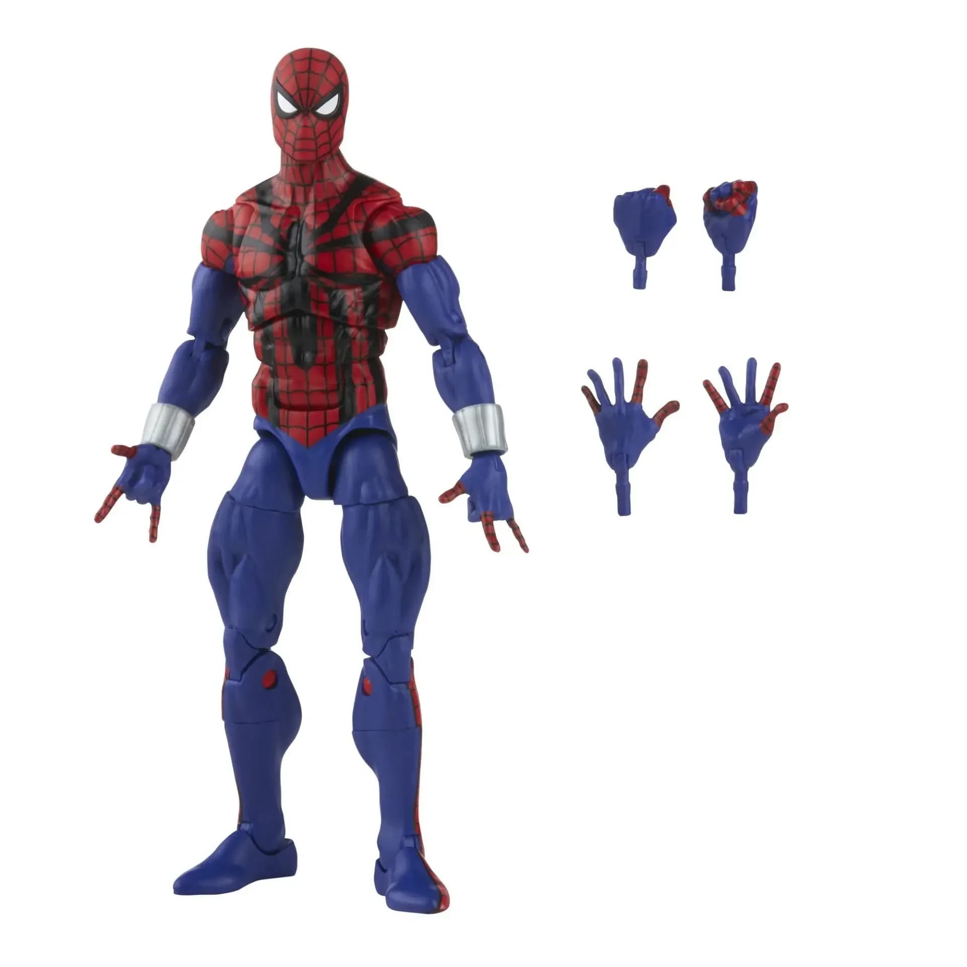 Figura d'azione sciolta originale Marvel Legends Spiderman Retro Wave Ben Reilly da 6 pollici
