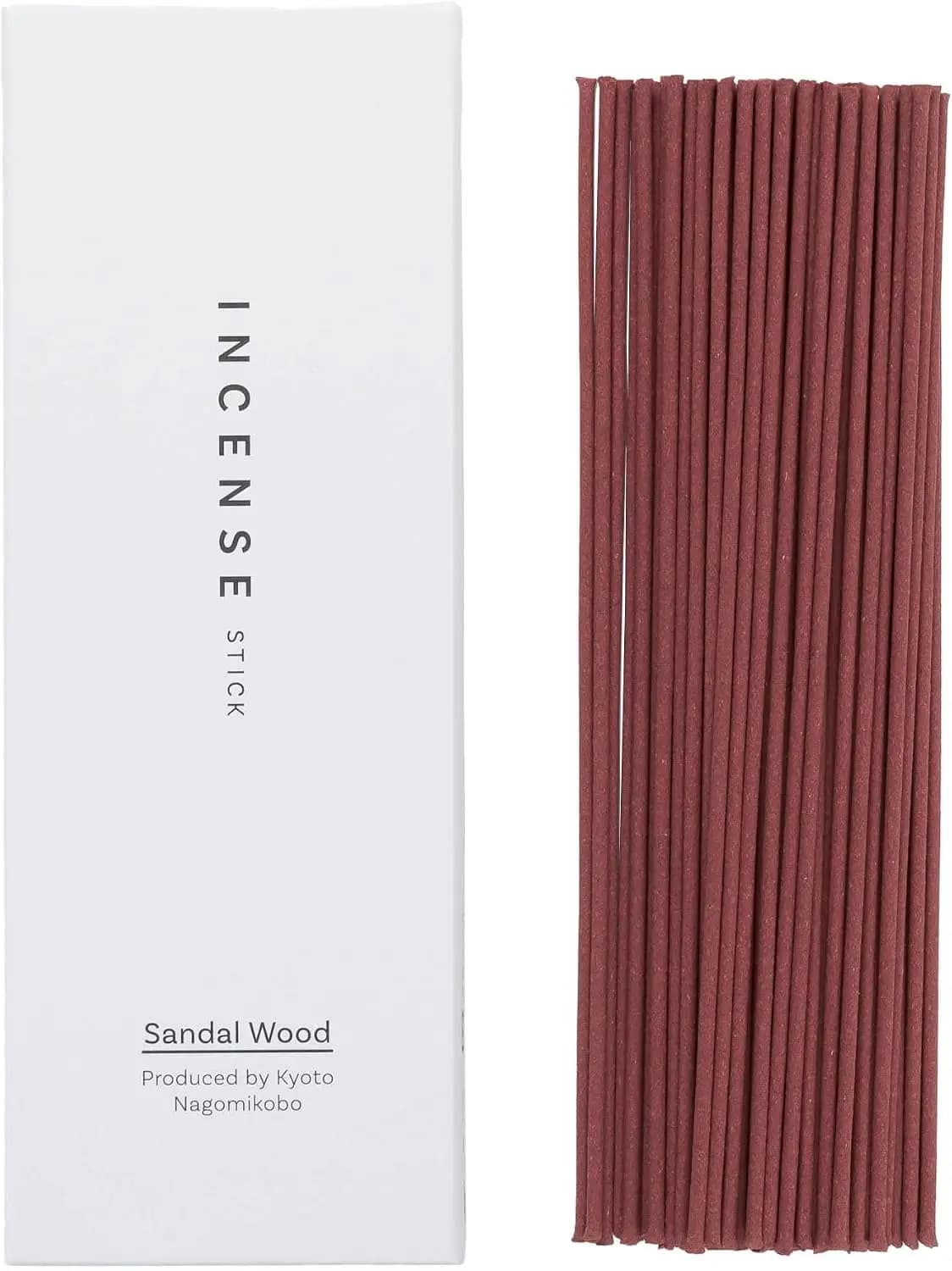 Kyoto Sandalwood Incense Sticks - Japanese Temple Aroma, Ideal for Relaxation & Meditation, Approx. 60 Sticks (0.044 Pounds) - P