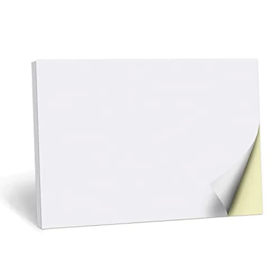 2Part Blank Carbonless, 5.5x8.5 Landscape, Made in USA, Small Carbon Duplicate Copy Pad for Parent Notes, Sketchbook, Memos, Sm