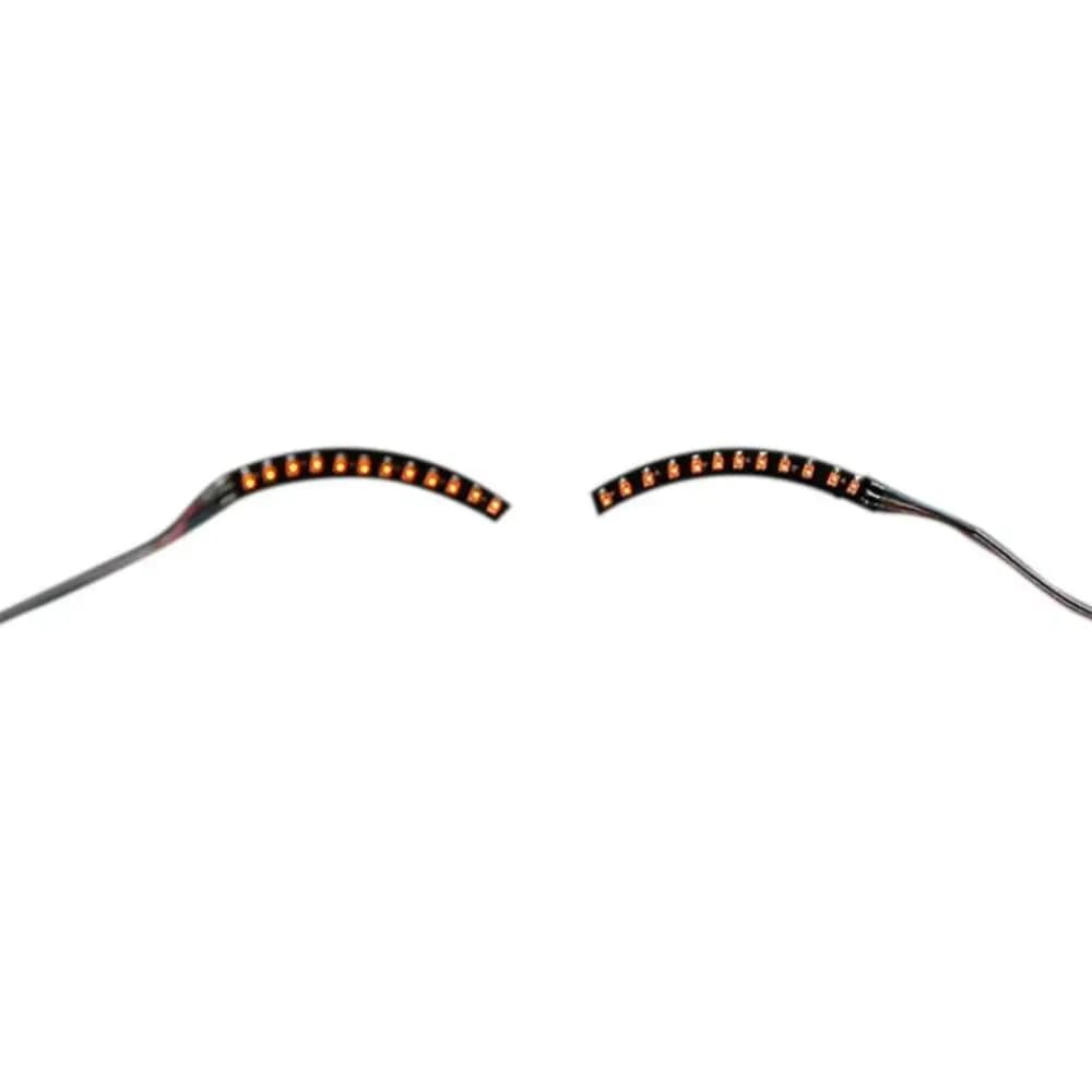 Colorful, waterproof, creative, fake LED eyelashes for Halloween, with eyelash lamp, flash effect, for disco