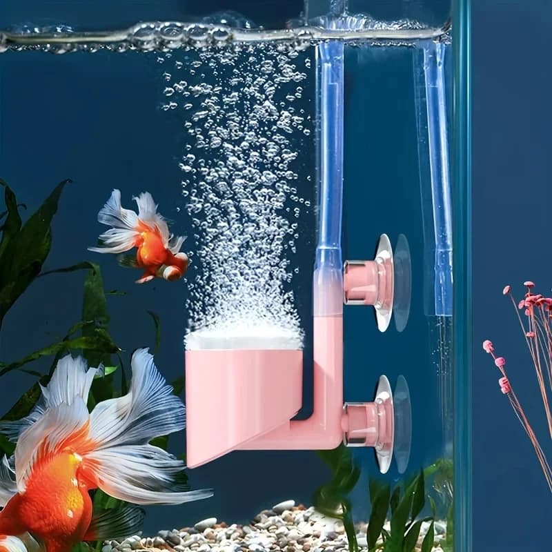 Vibe Aquarium fish tank air pump fish oxygen pump mini bubble tray air purifier ultra dense bubble rock oxygenation BHL1745-FRO