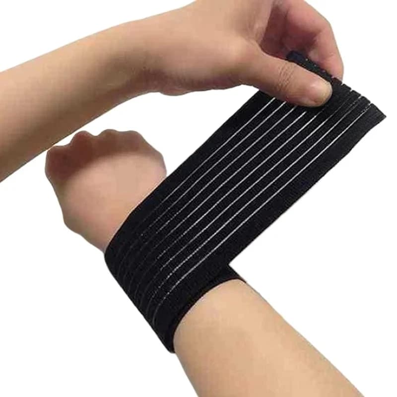 1pc Elastico Polso Brace Palestra Sport Benda Guardia Supporto Polsino Polso Brace Wrap Tennis Cotone Weat Band Fitness Powerlifting