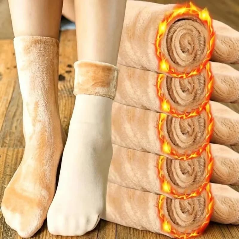 9/6/3/2/1pair Women Winter Socks Hermal Cashmere Wool Socks Warm Thicken Thermal Snow Boots Floor Socks
