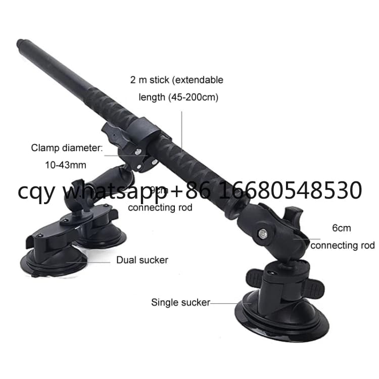 Prezzo di fabbrica CD per supporto per staffa selfie stick con ventosa superiore per auto ONE X / X2 / X3 / X4