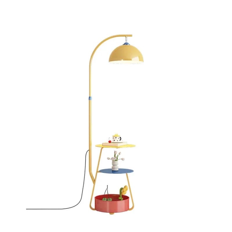 Lampada da terra, lampada decorativa d'atmosfera accanto al divano nel soggiorno, lampada da scrivania verticale integrata nel ripiano della camera da letto/studio