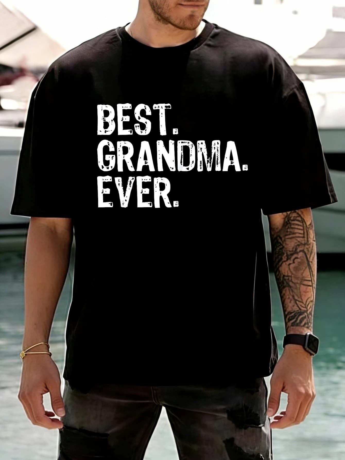 Funny men's T-shirts 'BEST'. NOTHING. SEMPRE. Men's summer casual t-shirt in short sleeve cotton with round neck print - Gift for him