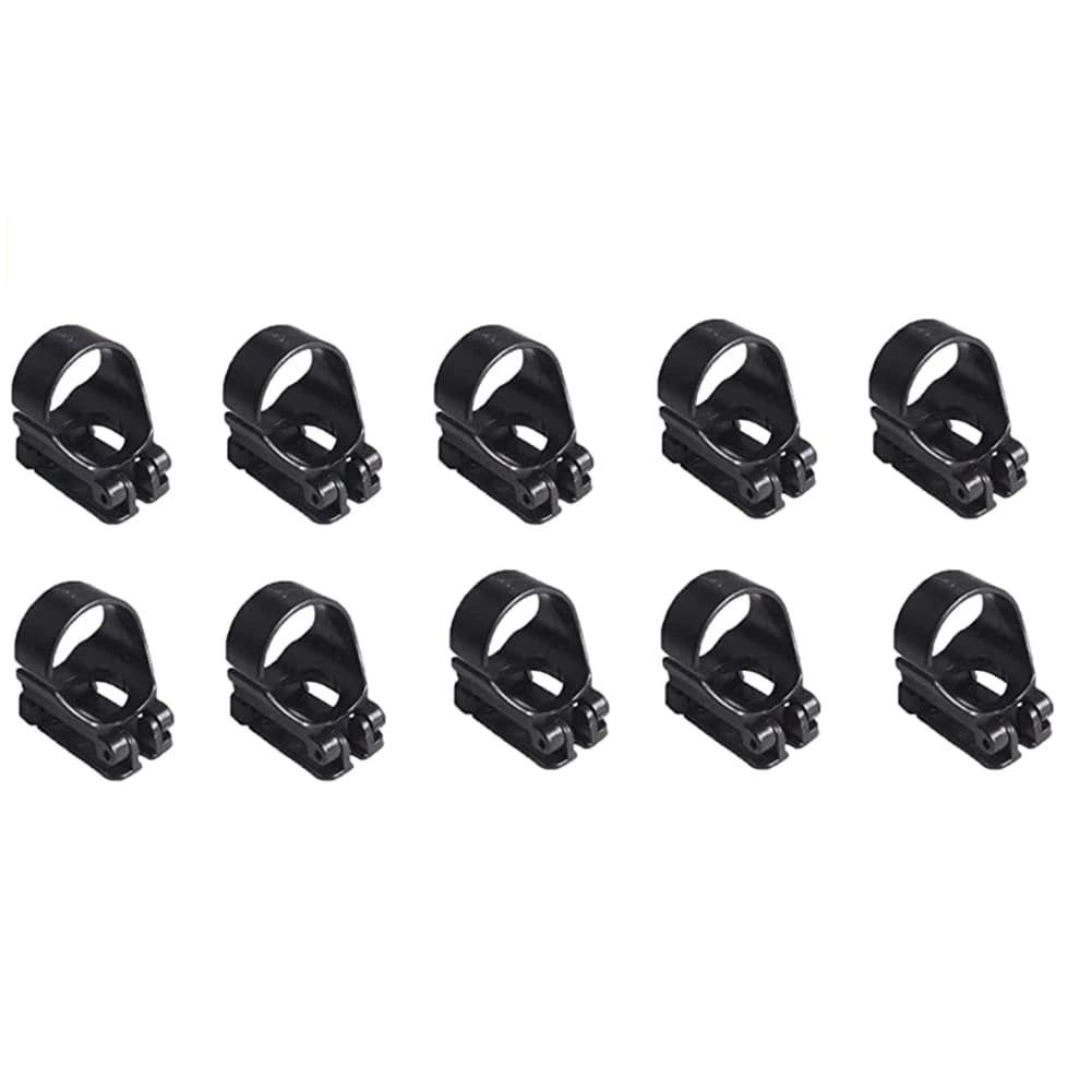 【New User-Coupon!】10Pcs Scuba Dive Universal Plastic Clip Snorkel Keeper Retainer Replacement Snorkeling Equipment For Mask
