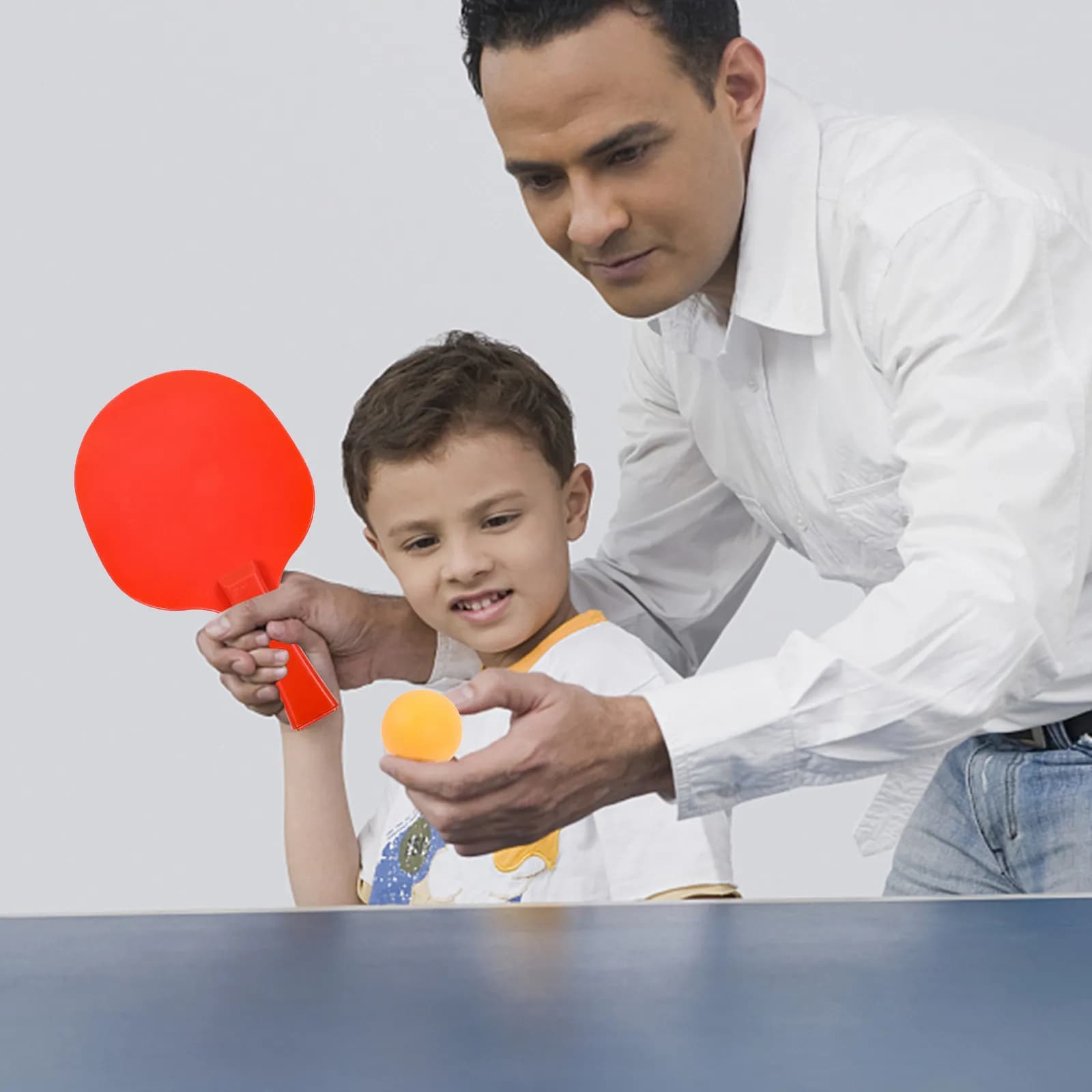 Set di Dispositivi per Allenamento Tennis da Tavolo, Materiale Ecologico Premium, Racchetta Regolabile con Molla per Uso a Lungo Termine