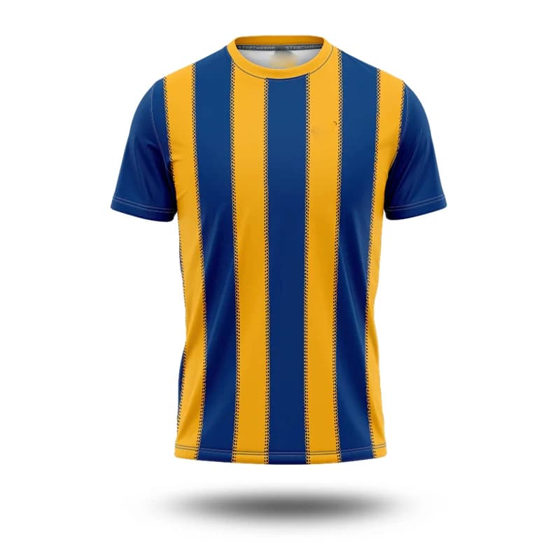 T-shirt with French flag for men Short sleeve T-shirt with 3D print with simple stripes Football T-shirt with comfortable and breathable sports T-shirt