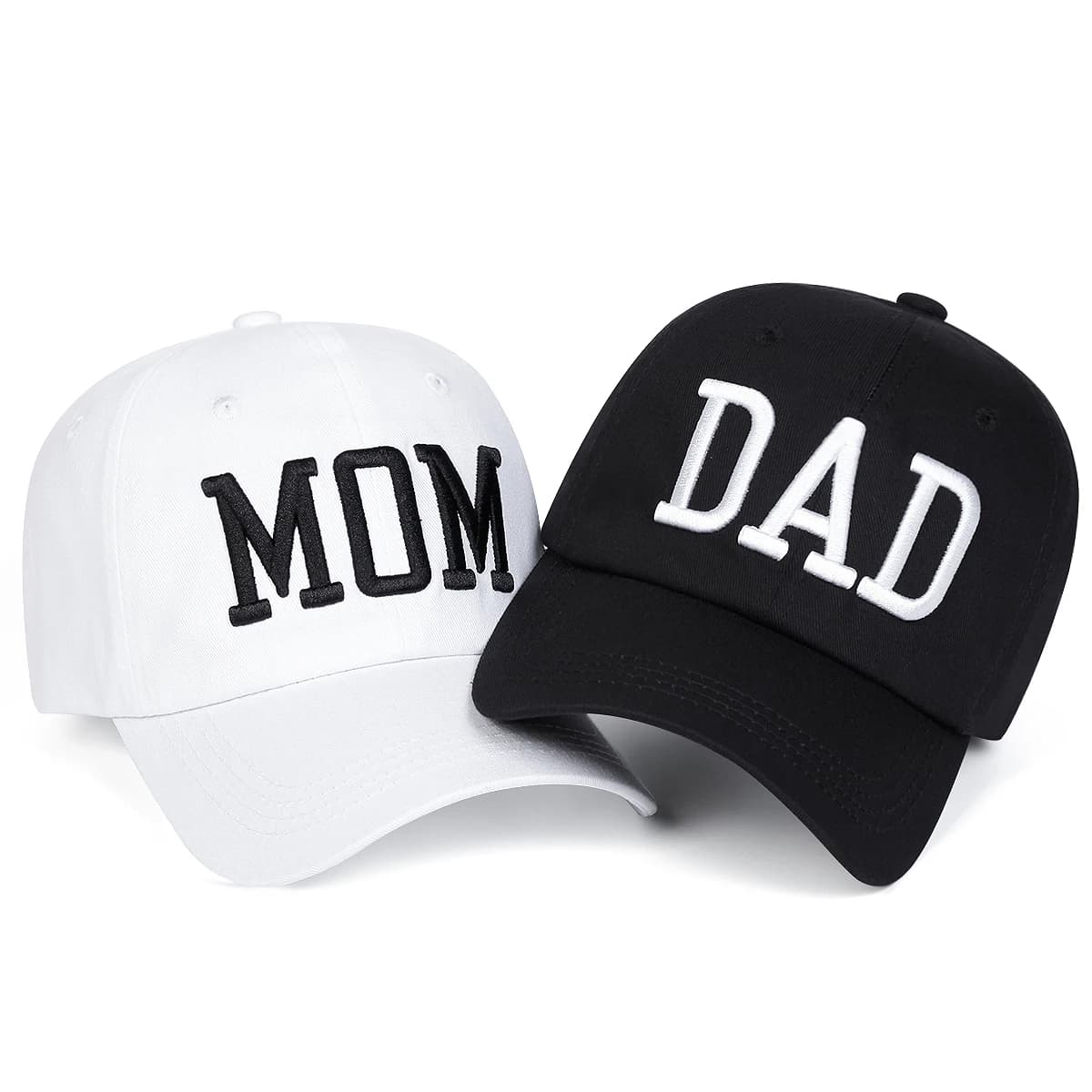 Unisex DAD MOM Letter Embroidery Baseball Caps Spring Autumn Outdoor Adjustable Casual Hats Sunscreen Hat Sports Cap