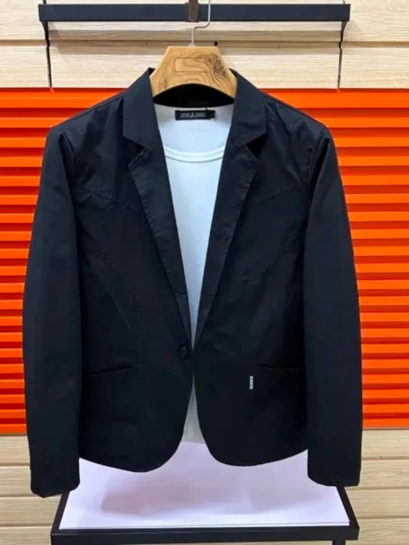 Nuova Giacca Casual da Uomo Primavera-Autunno 2025, Comoda, Elegante, Versatile, di Alta Gamma, Moda Business Casual Urbana