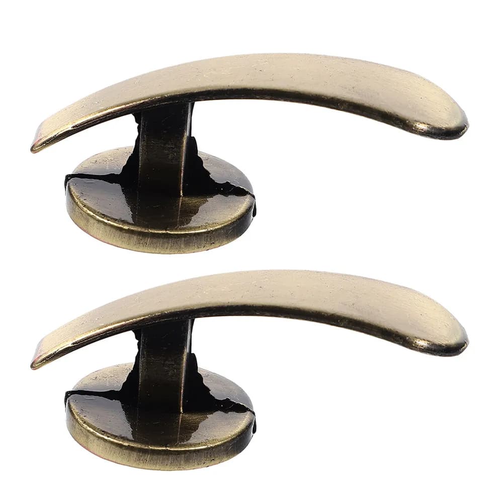 Set di 2 Eleganti Fermatende in Metallo da Parete, Accessori Decorativi per Tende, Set per Arredamento Casa