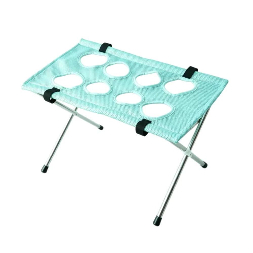 Foldable Pet Grooming Table Non-Slip Breathable Pet Bathing Stand Stainless Steel Frame Comfortable Pet Washing Rack Cat Bathing