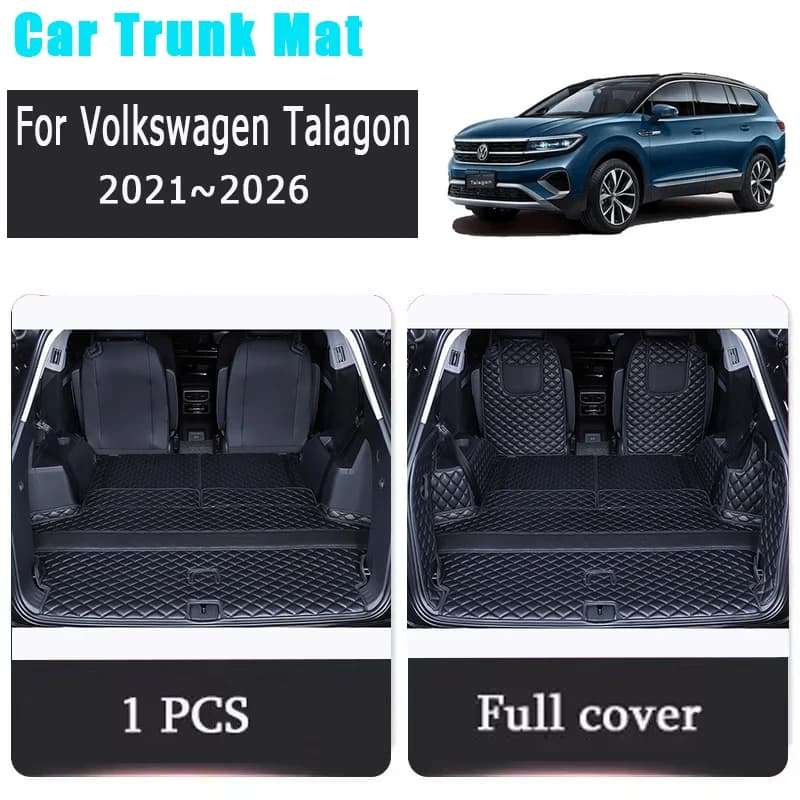 Car trunks for VW Volkswagen Talagon 2021 2022 2023 2024 2025 2026 Leather storage cover Cargo Liner Car accessories