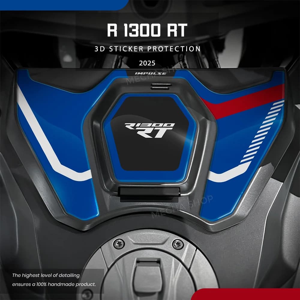 R1300 RT Adesivi Portaoggetti Moto Kit di protezione adesivo in resina 3D per R 1300 RT 2025- R1300RT Accessori