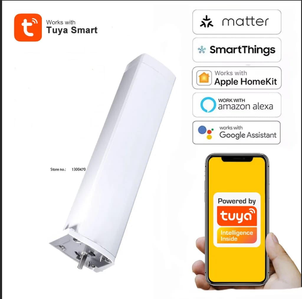Tuya Matter Wifi Tenda Motore Azionamento Motore Apple HomeKit Alexa Assistente Google Alice Controllo Vocale Controllo Tenda Smart Home