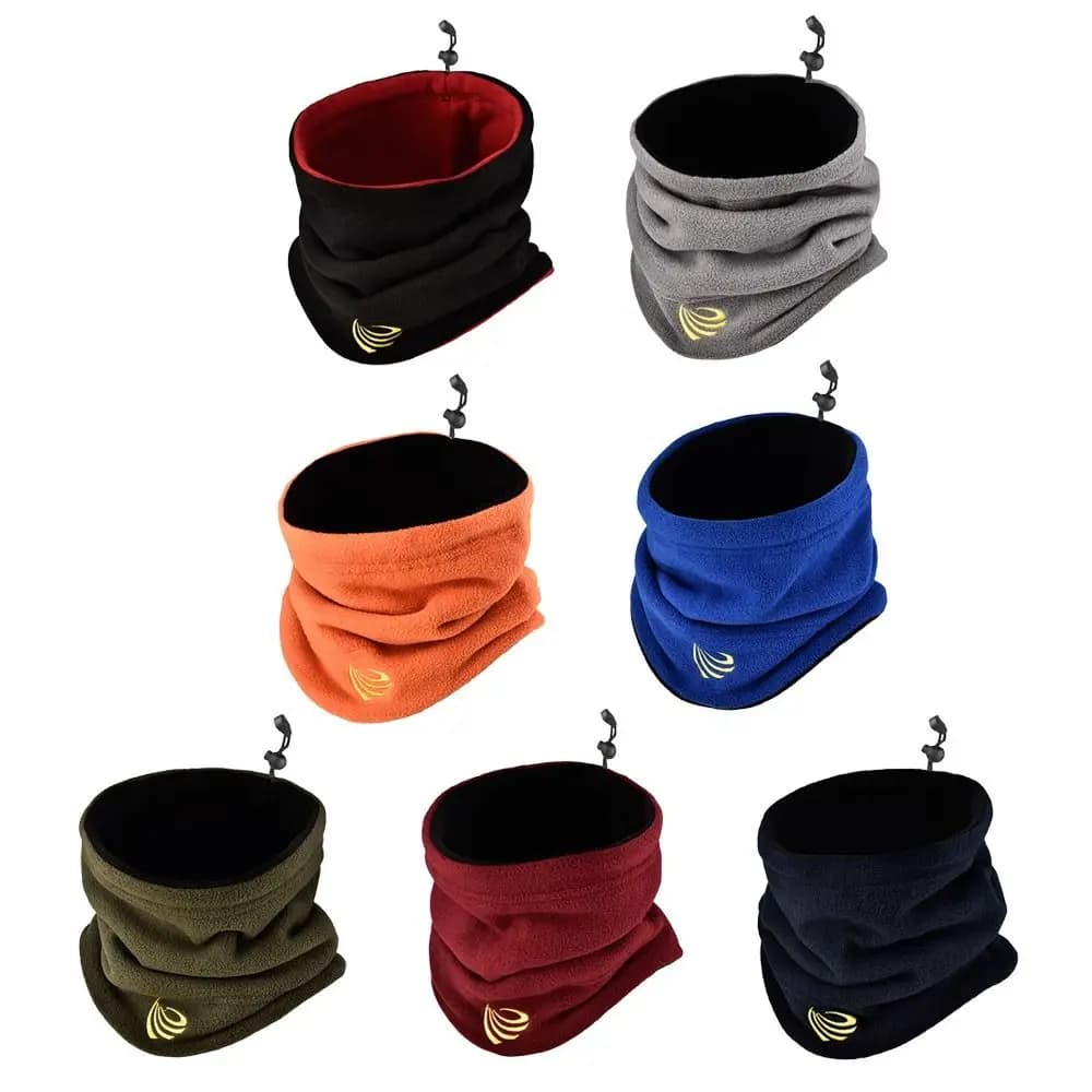 Winter Face Cover Snowboard Half Face Mask Ski Tube Scarf Fleece Neck Gaiter Cold-proof Collar