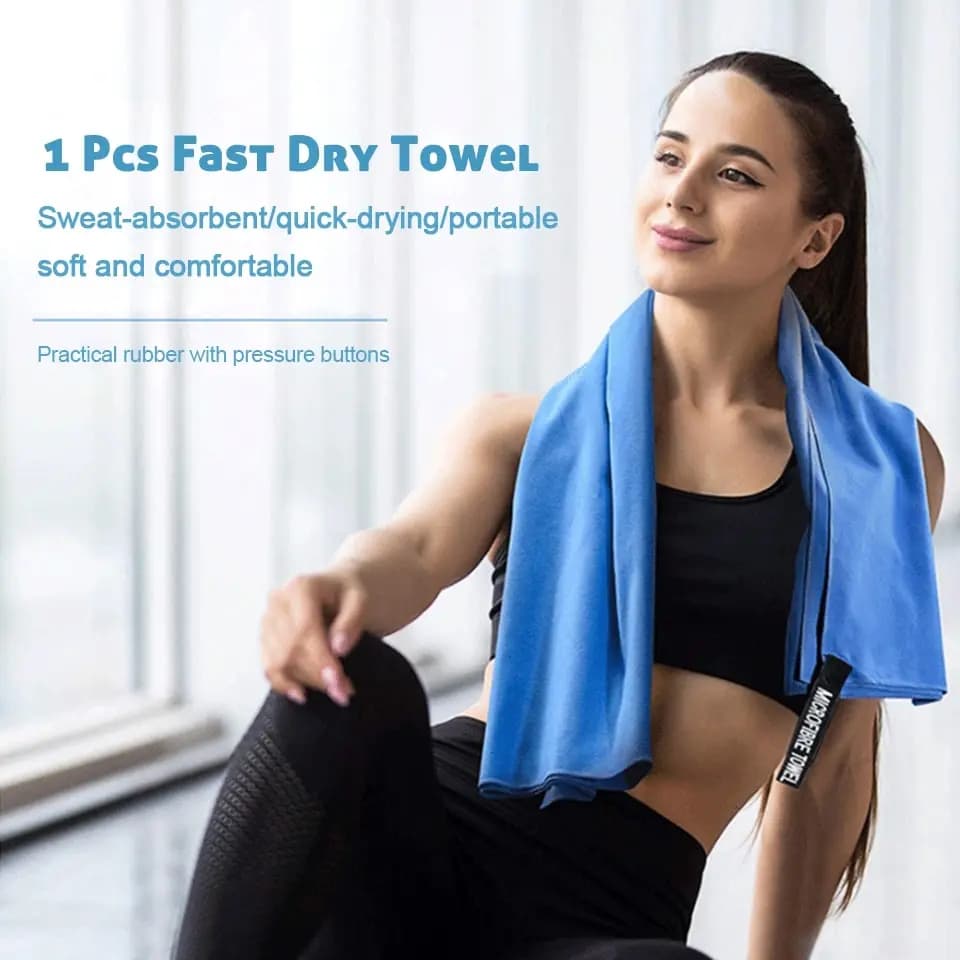 Asciugamano sportivo ad asciugatura rapida multifunzionale da viaggio nuoto Yoga materiale in microfibra Super assorbente leggero Ultra morbido per palestra
