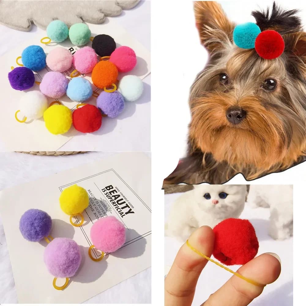 Strumenti per toelettatura cani con elastico elastico classico da 3 cm, forniture per animali domestici fatte a mano per accessori per cani e gatti