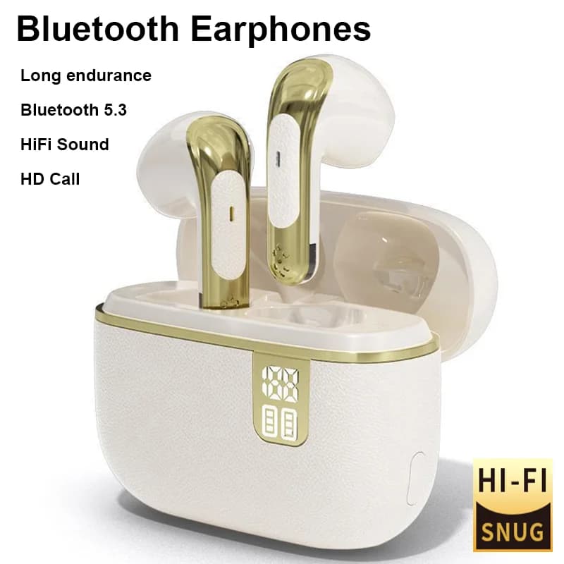Auricolare Bluetooth Cuffia senza fili HiFi Stereo Sport Cuffie da gioco ENC HD-Calling Auricolari con riduzione del rumore per Xiaomi iPhone