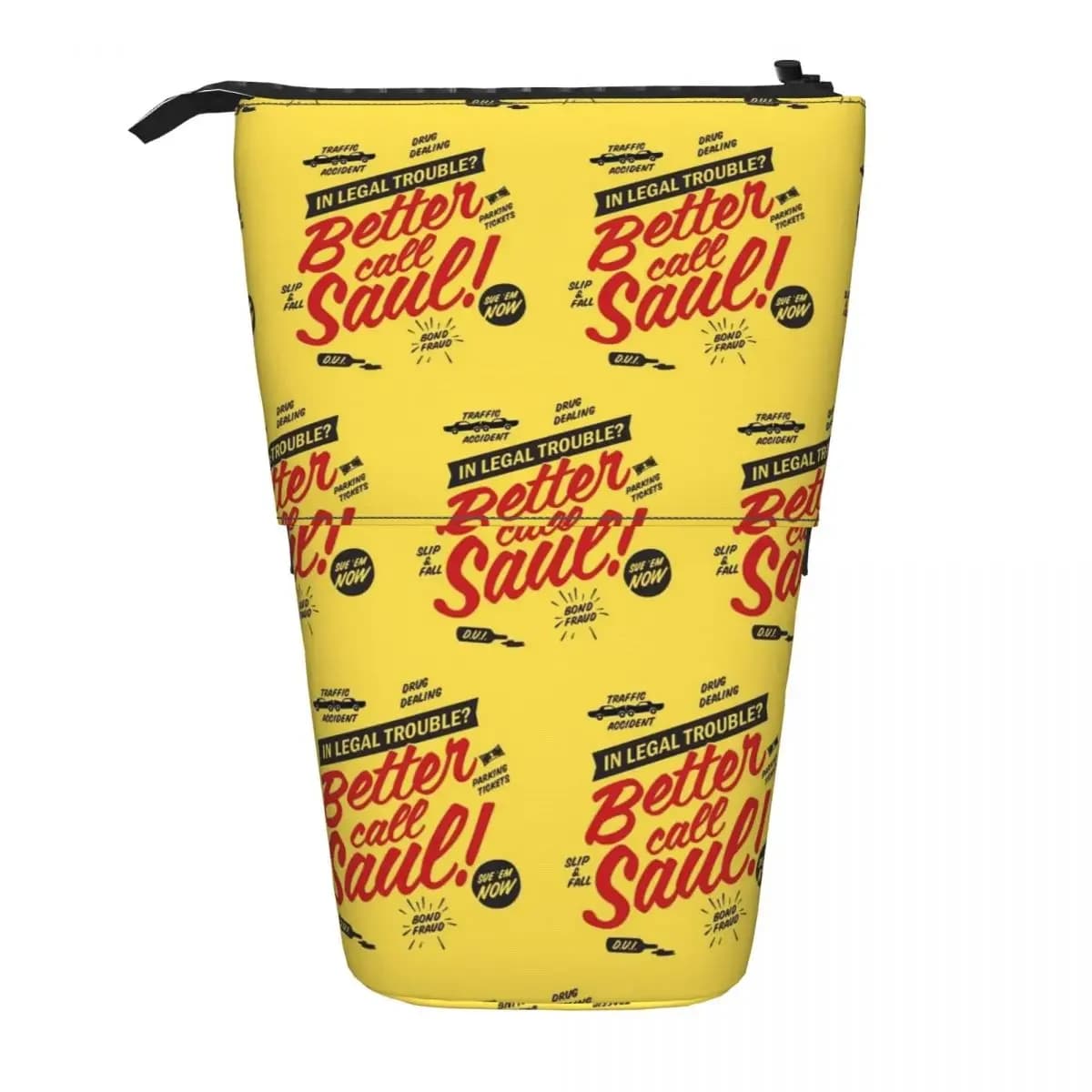 Better Call Saul Saul Goodman Reversible Pencil Case Pencil Pouch Storage Large Storage Pen Box Pencil Bag for Studen Gifts