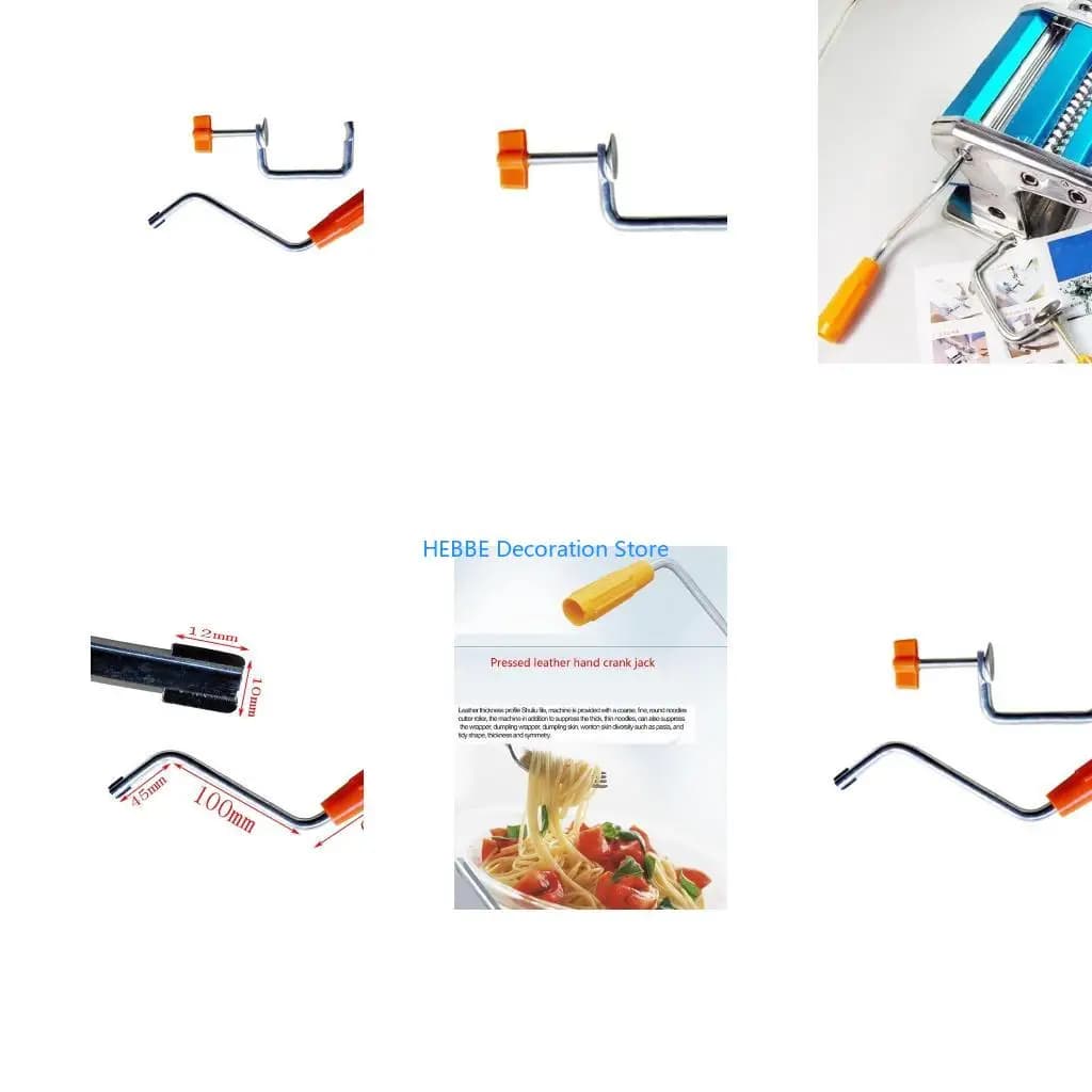 B0KC Metal Tool Parts Handheld Accessories Handle Durable Pasta Machine Holder