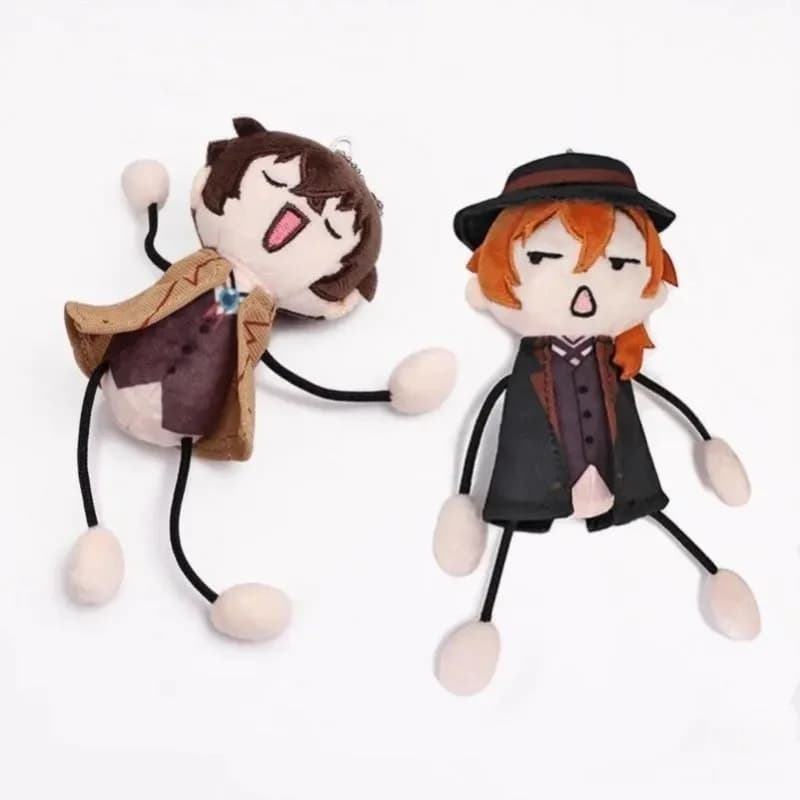 Bungo Stray Dogs Ciondolo per bambola di peluche di cartone animato Morbido e confortevole Divano Camera da letto Ornamento da tavolo Regalo di Natale ideale per i fan