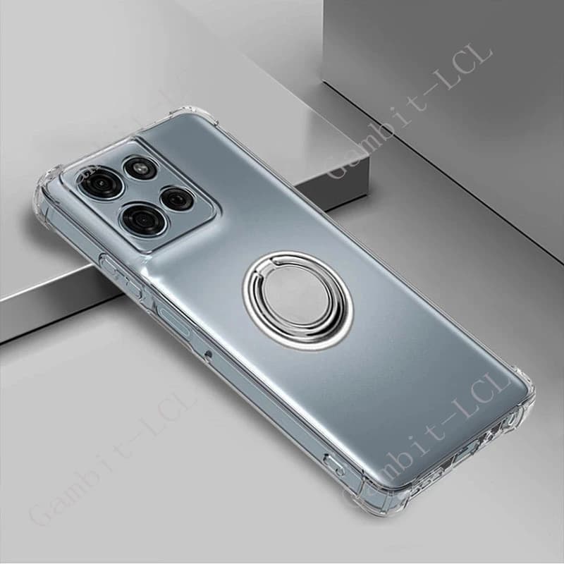 For Motorola Moto G 2025 5G G Play 4G MotoG2025 MotoGPlay Rear Ring Support Bracket Phone Case Soft Shock Cover Original