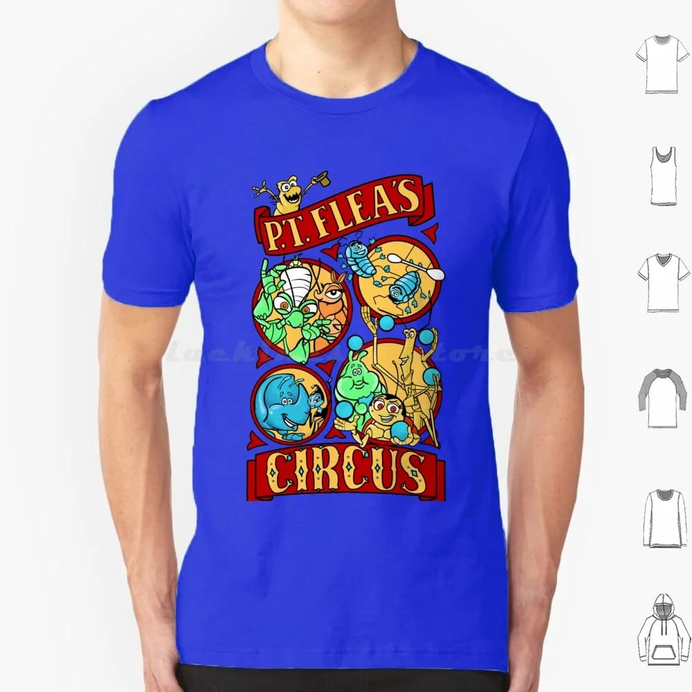 T-shirt Bug's Circus per Uomo Donna Bambino 6XL Bug S Bug Flea Circus Atta Flik Heimlich Gypsy Manny Tuck Roll Slim Francis Rosie