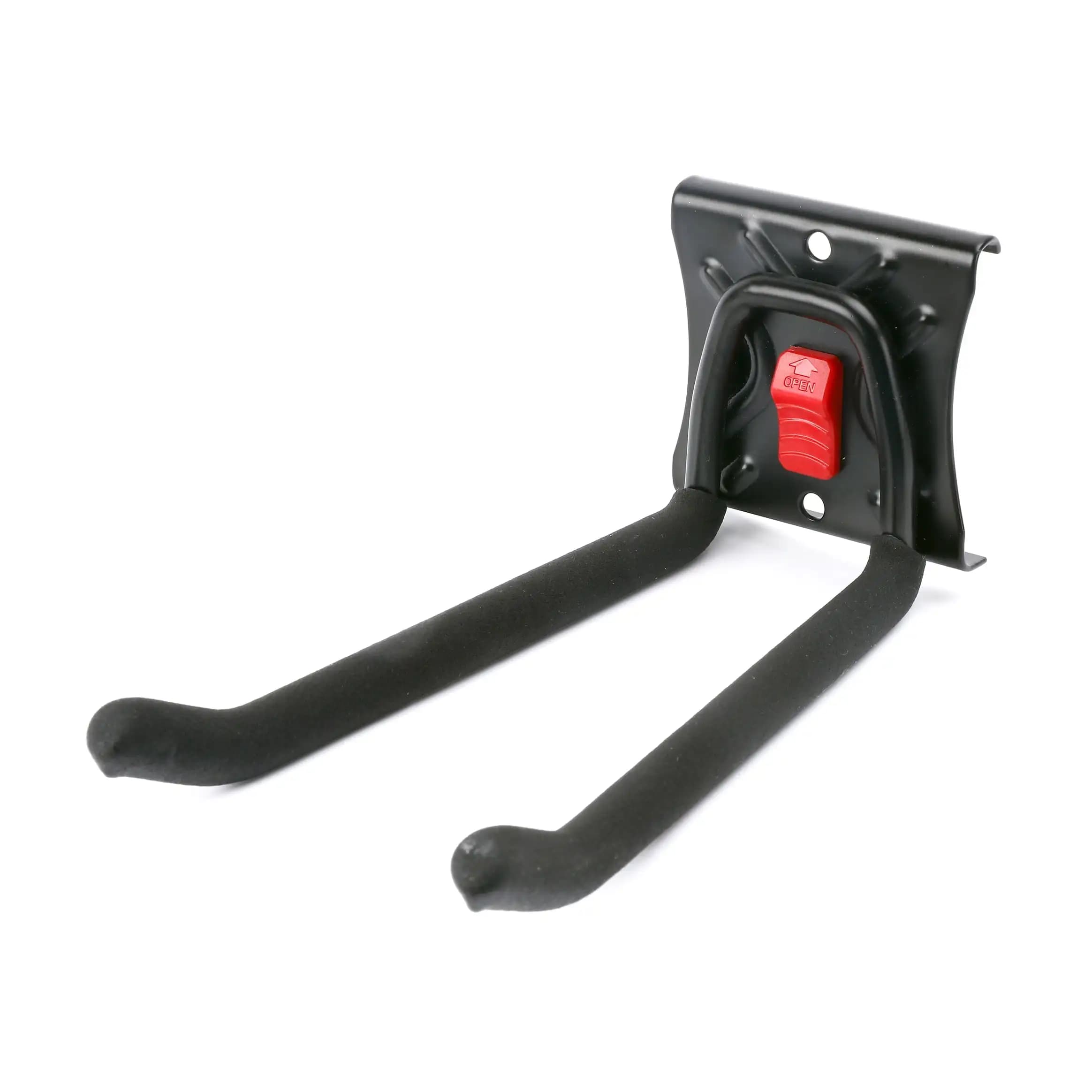 Gancio dritto in acciaio da 6 pollici a sgancio rapido, montaggio a parete, sistema Snap Rail, barra organizer