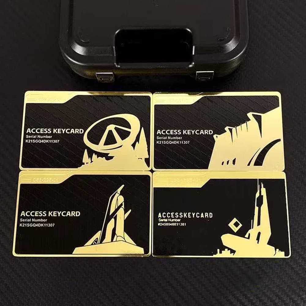 Gioco Delta Force Cosplay CEO Generale Manager Accesso Keycard Task Prop NFC Golden Metal Key Card Modello Prop Collection