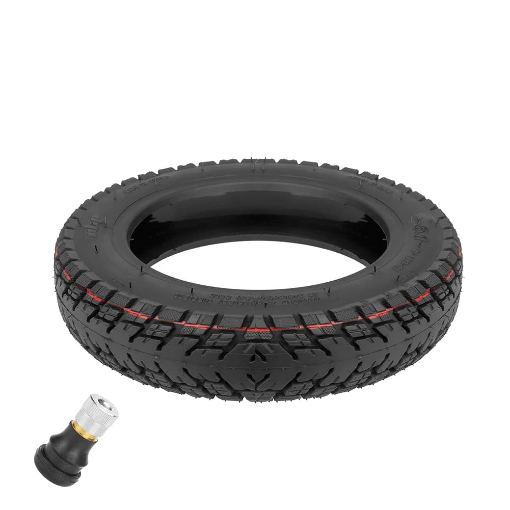 Pneumatico Tubeless Parte di ricambio in gomma resistente all'usura con ugello del gas 10 pollici 10x2-6.1 modello esterno per scooter elettrico