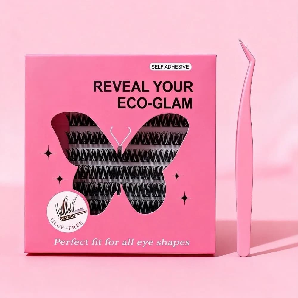 New Kit Extension Eyelashes Natural Effect Fai-da-te, Without Colla, Faux Voluminous Eyelashes, Easy Application, Eyelashes, Beauty Fai-da-te