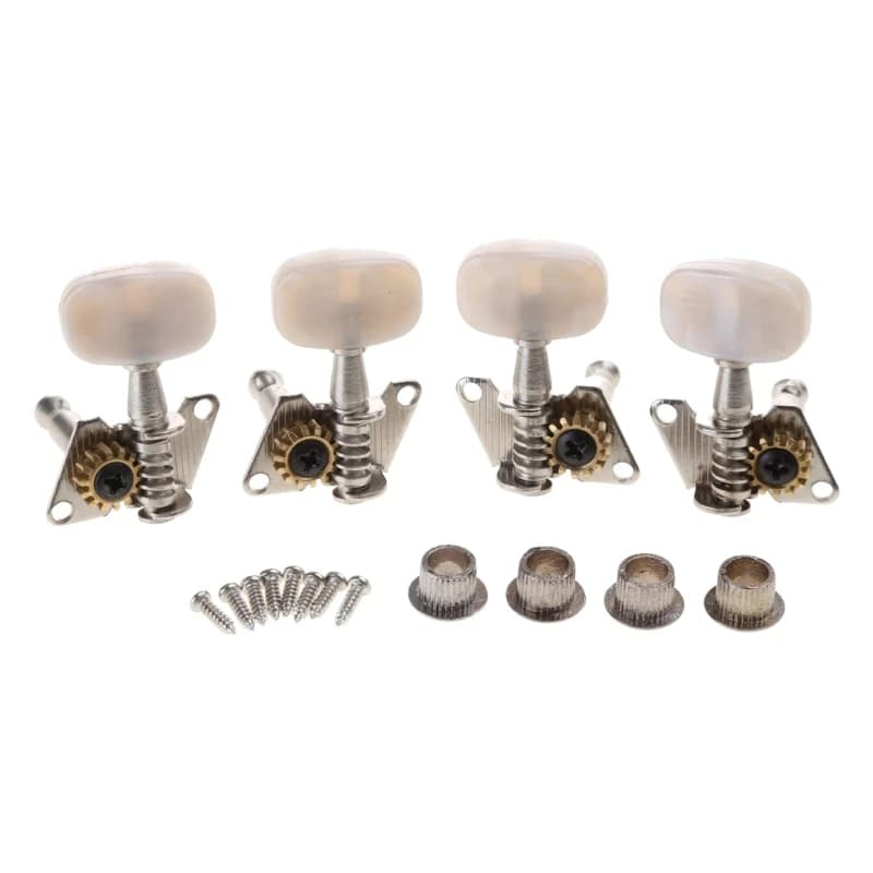 2R + 2L Chitarra Ukulele Tuning Pioli Corde per bottoni Accordatori Testine Accessori