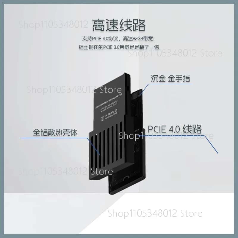 Scheda di Espansione Esterna SSD da 512G 1T per Serie X/S, Espansione di Memoria