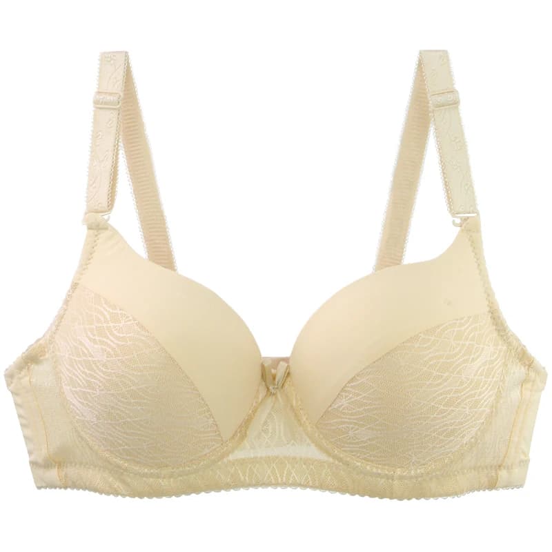 DaiNaFang Adjustable Push Up Bra Set Breathable Non Slip Full Coverage Minimizer ABC Cup Underwear For LIngerie