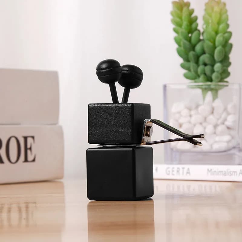 100 Pezzi Bottiglie di Vetro Vuote per Deodorante Auto, Diffusore Pendente per Aromaterapia, Decorazione e Ornamento per Auto