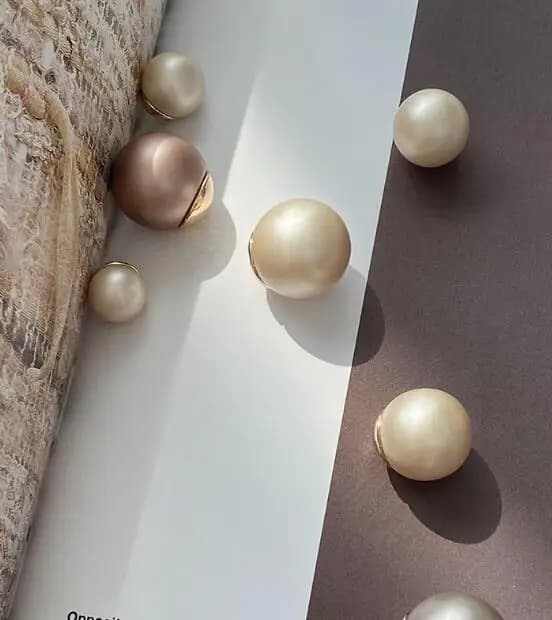 6 pz/lotto Dimensioni: 11.5mm-19.5mm Perle dagli occhi scuri Bottoni in metallo Bottone moda Giacca Cheongsam da donna Kit da cucito (KK-3845)